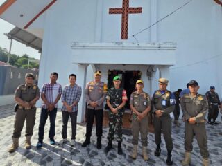 Natal Damai di Wajo, Kodim 1406 Bersama Polri dan Satpol PP Perkuat Pengamanan