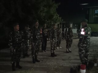 Antisipasi Gangguan Kamtibmas, Koramil 1406-01/Tempe Gelar Patroli Gabungan di Kecamatan Tempe