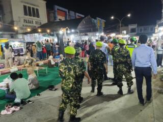 Koramil 1406-10/Pitumpanua Tingkatkan Kewaspadaan Lewat Patroli Gabungan