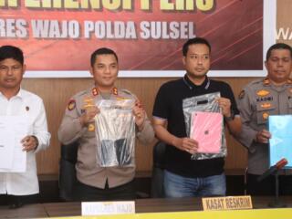 Polres Wajo Berhasil Ungkap Kasus Dugaan Penipuan Investasi Rp4 Miliar, Dua Tersangka Ditahan